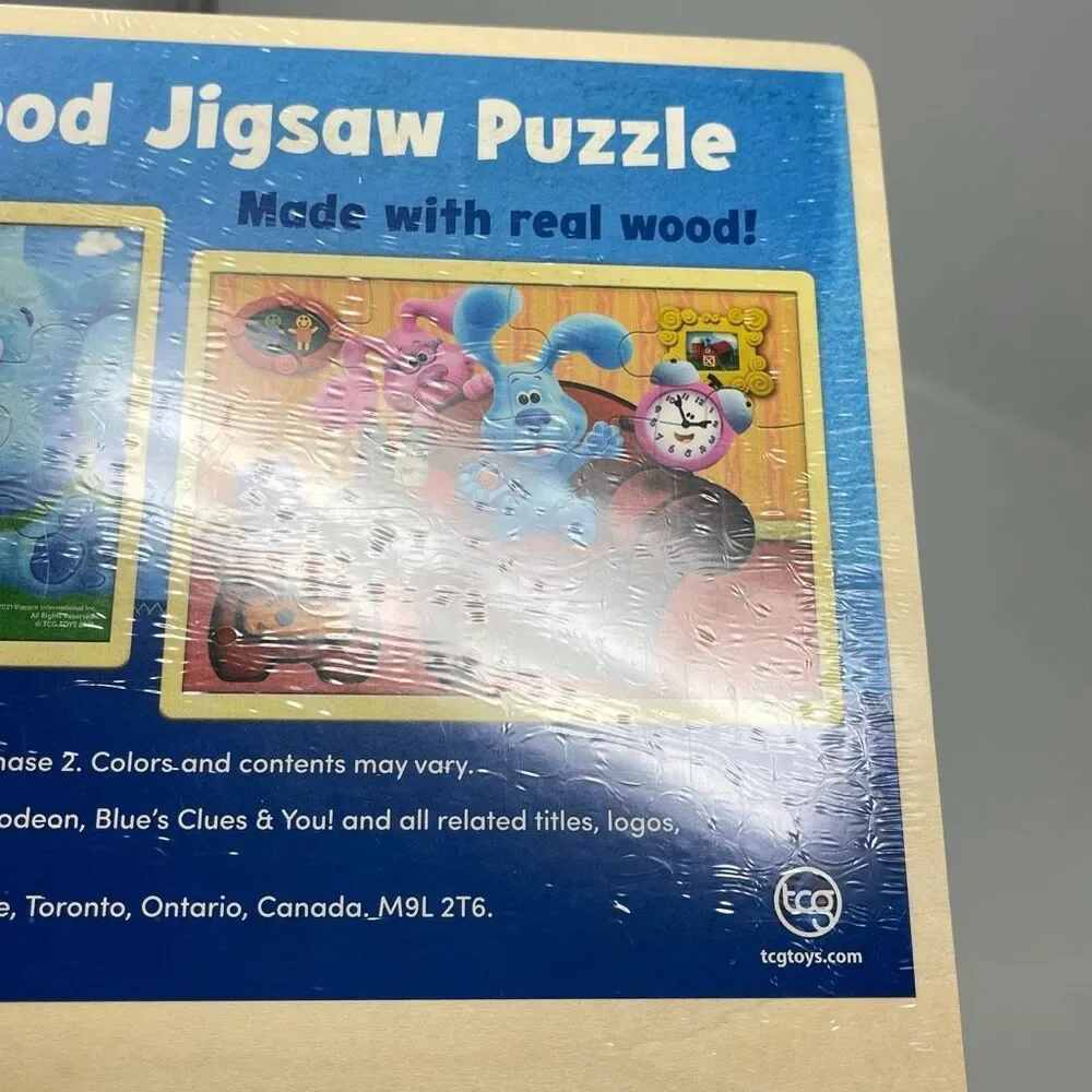 Nickelodeon Blue's Clues & You! The Thinking Chair Wood Puzzle TCG Toys New